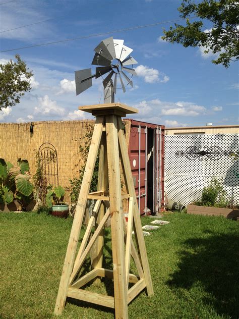 Free Plans On How To Build A Wooden Windmill Tower Artofit