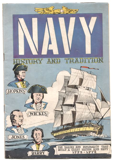 Navy History And Tradition 1958 Promotional Comic Book 1958 Bande