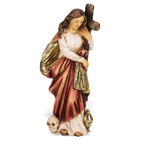 Saint Mary Magdalene Statue 4 Hand Painted Solid Resin