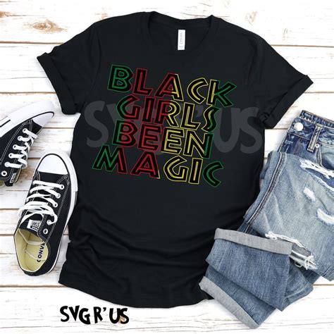 Black Girls Been Magic Svg Svg Tshirt Designs Vinyl Shirts Etsy