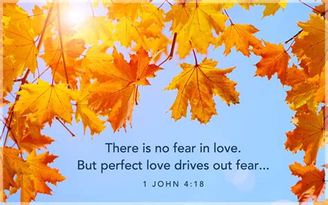 1 John 418 Perfect Love Ecard Free Autumn Cards Online