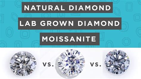 Moissanite V Natural Diamond V Lab Grown Diamond Comparing The