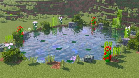 Minecraft How To Build An Amazing Pond R Minecraftbuilds