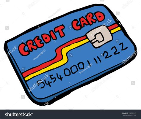 If the background of your cartoon credit card is loaded with stuff, it will be hard to read. Cartoon Credit Card Stock Illustration 112232813 - Shutterstock