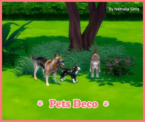 Pets Deco At Nathalia Sims Sims 4 Updates