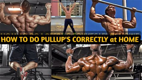 How To Do Pull Ups Correctly No Gym No Problem Youtube