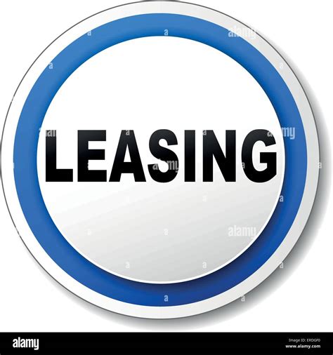 Vector Illustration Of Black And Blue Leasing Icon Stock Vector Image