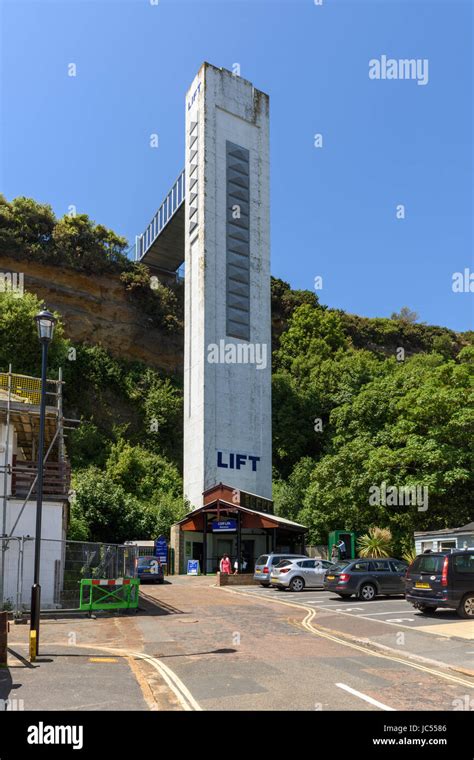 Shanklin Cliff Lift Isle Of Wight Uk Stock Photo Alamy