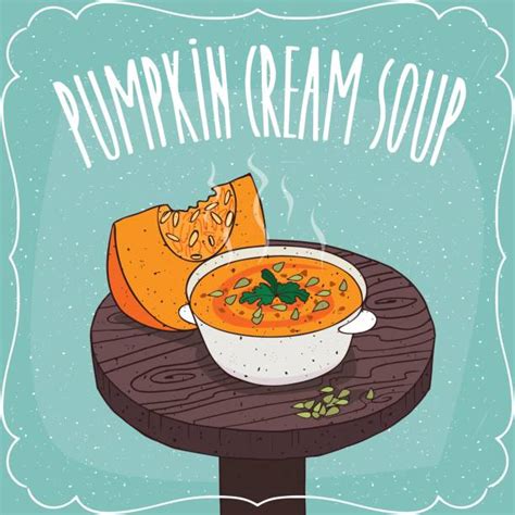 Royalty Free Pumpkin Soup Clip Art Vector Images And Illustrations Istock
