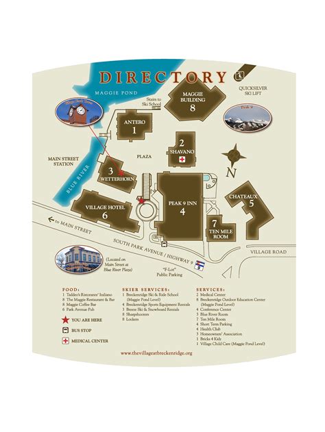 Breckenridge Village Map