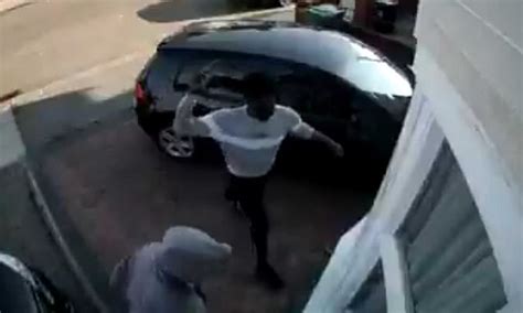 Gang Of Thugs Smash Up Woman S Car And Shatter Windows Of Her Home In Savage Broad Daylight Attack