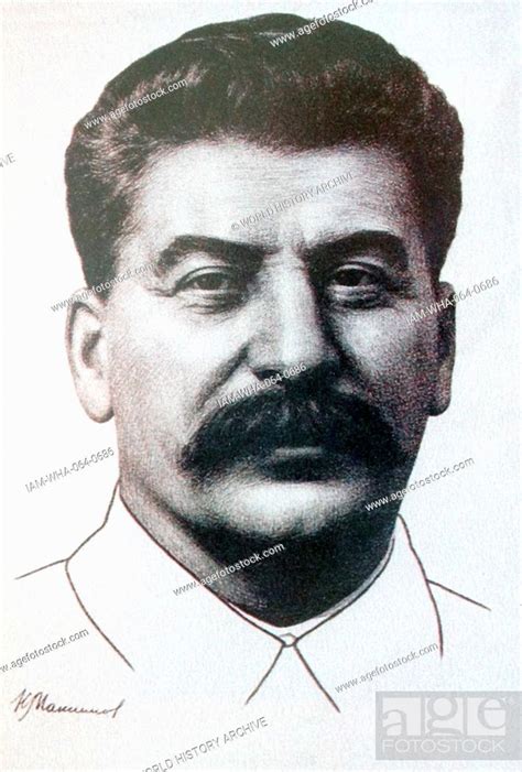 Joseph Stalin 1878 1953 Leader Of The Soviet Union From The Mid