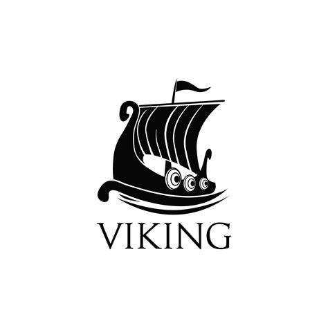 Viking Ship Logo 660902 Vector Art At Vecteezy