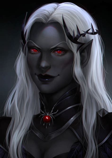 Pin By Shaun Gore On Dungeons And Dragons Dark Elf Girl Elves Fantasy