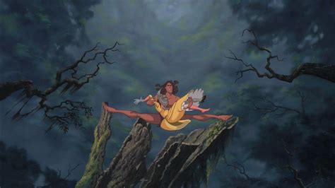 Tarzan Catches Jane And Does The Splits On The Tree Tarzan Disney Animated Films Tarzan And
