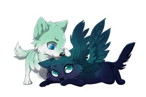 Chibicomscentia By Azzai On Deviantart Cute Wolf Drawings Cute