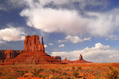 Rock Formations In Monument Valley Stock Image Image Of Nature