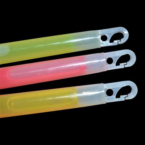 6 Inch Premium 15mm Glow Stick With Safety Clip Pack Of 25 Glowtopia