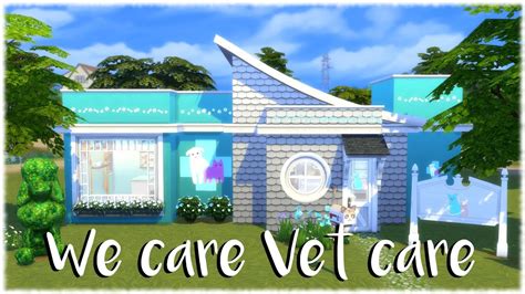The Sims 4 Speed Build Veterinarian Office Low Budget Youtube