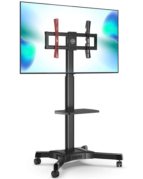 Buy Fitueyes Tall Tv Cart Mobile Tv Stand For 32 To 70 Inch Led Lcd
