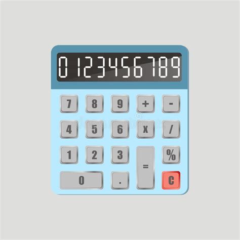 Calculator Numbers Stock Illustration Illustration Of Mobile 34958651