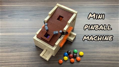 How To Build A Mini Lego Pinball Machine With Prize Tutorial