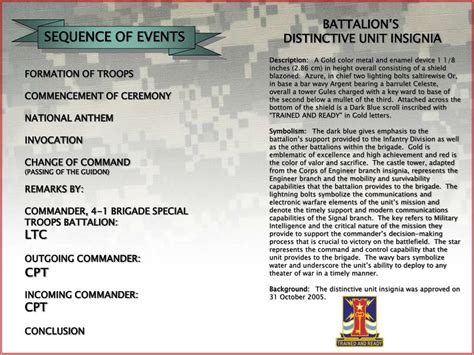 Army Change Of Command Ceremony Powerpoint Army Military