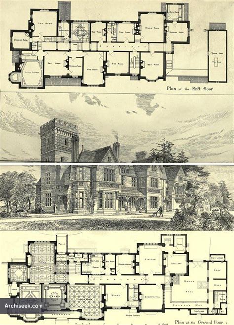 Yattendon Court Nr Newbury Berkshire By Alfred Waterhouse For