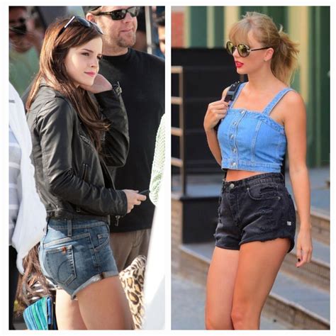 She Wears Short Shorts Emma Watson Vs Taylor Swift Rcelebbattles
