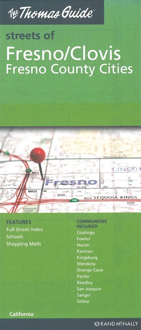 Themapstore Fresno Clovis Fresno County California Street Map