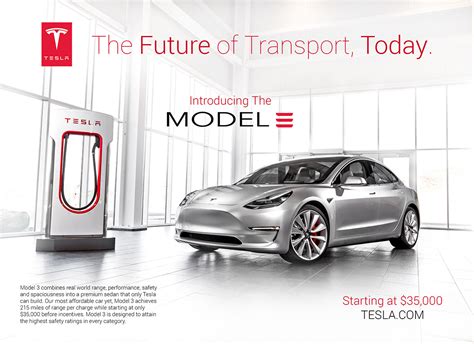 Tesla Model 3 Ad Campaign On Behance