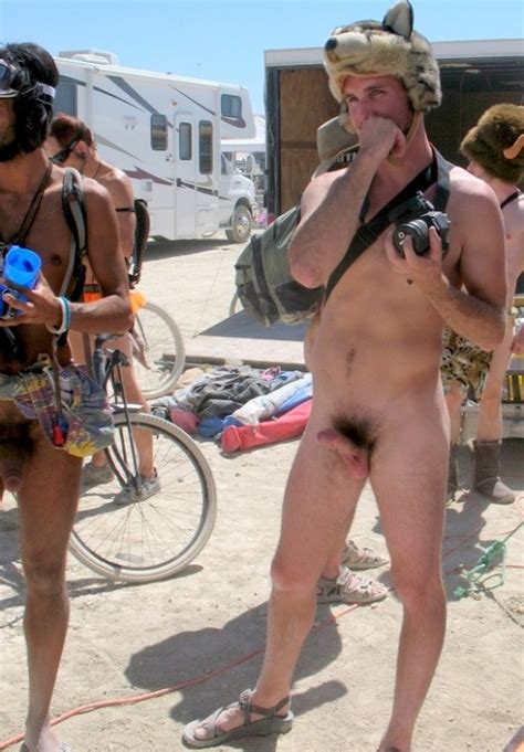 Naked At Burning Man Cumception