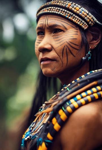 premium photo amazon tribe women with traditional dress and jewellery in rain forest jungle