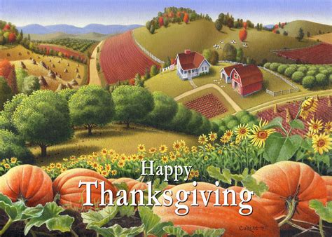 No10 Happy Thanksgiving Painting By Walt Curlee