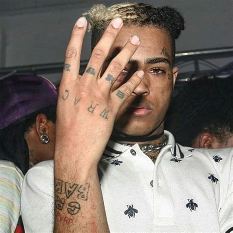 American Rapper XXXTentacion Jahseh Dwayne Ricardo Onfroy Tattoo