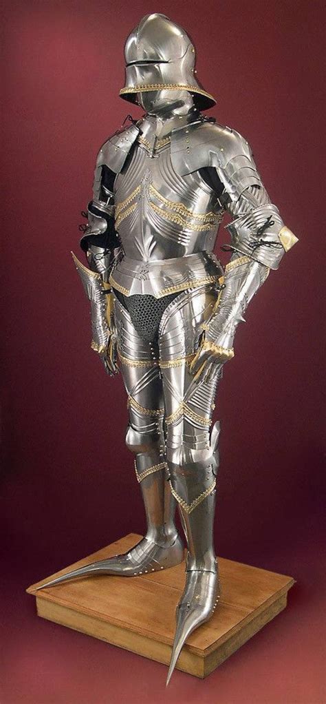 Antique Medieval Suit Of Armor 17thcentury Combat Full Body Etsy