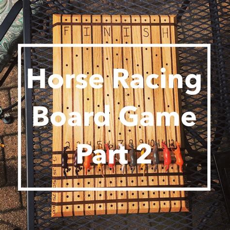 Diy Horse Racing Board Game Part 2 Youtube