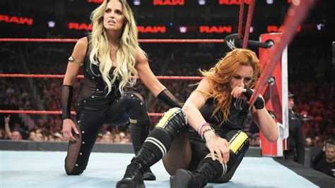 Wwes Becky Lynch Taken Into Custody Due To Trish Stratus