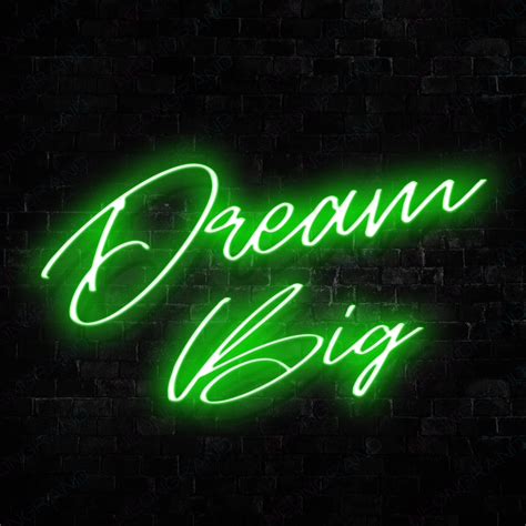 Dream Big Pink Neon Aesthetic Led Neon Sign Neon Signs Pink Neon