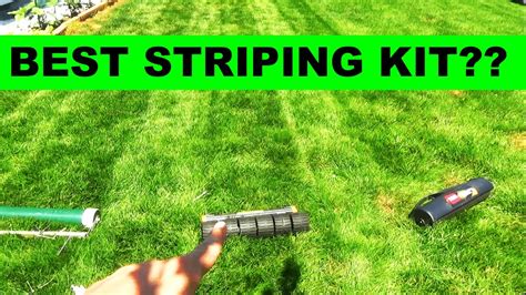Decide where you're going to turn the mower. DIY Lawn Striper vs Toro Lawn Striper vs Checkmate Striping Kit - YouTube