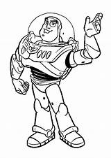 Buzz Lightyear Coloring Pages Kids Printable sketch template
