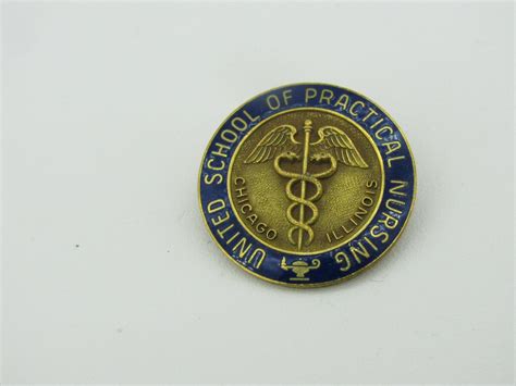 Vintage Chicago Nursing School Pin From Eye4jewels On Ruby Lane