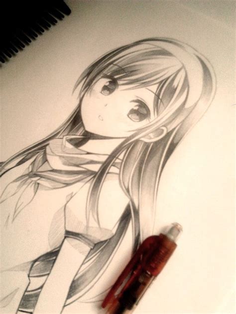 40 Amazing Anime Drawings And Manga Faces Anime Sketch Anime Art