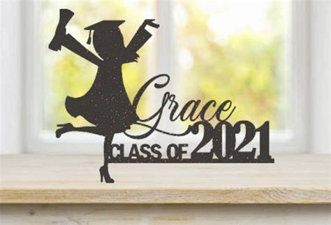 Personalized Graduation Cake Topper Class Of 2021 Personalized Etsy