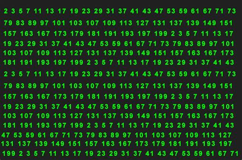 Prime Numbers Green Code Free Stock Photo Public Domain Pictures