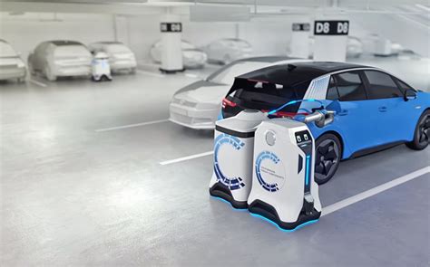 Volkswagen Apresenta Robô Autônomo Que Recarrega Carros Elétricos