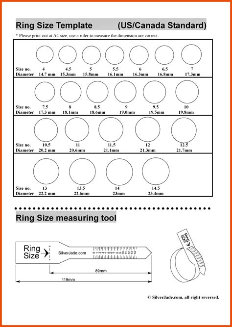 Printable Ring Size Ruler Printable Ruler Actual Size