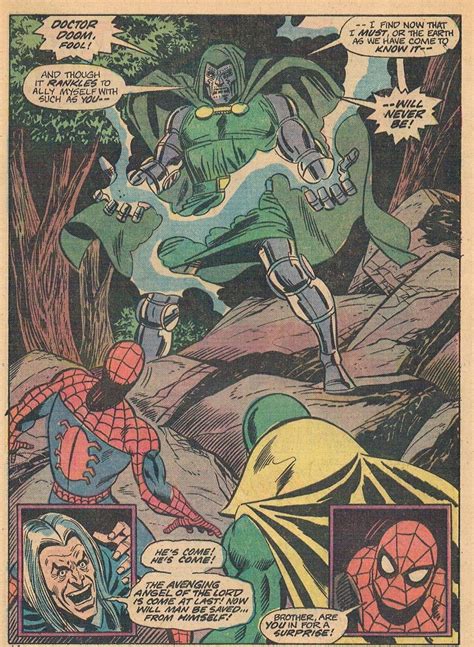 Spider Man The Vision And Doctor Doom From Marvel Team Up Marvel
