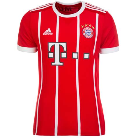 Adidas Fc Bayern München Home Jersey Trikot Kinder Rot Weiß 1718