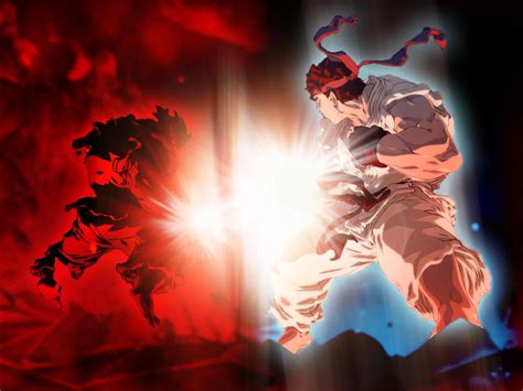 Ryu Vs Akuma By Ratatat16 On Deviantart